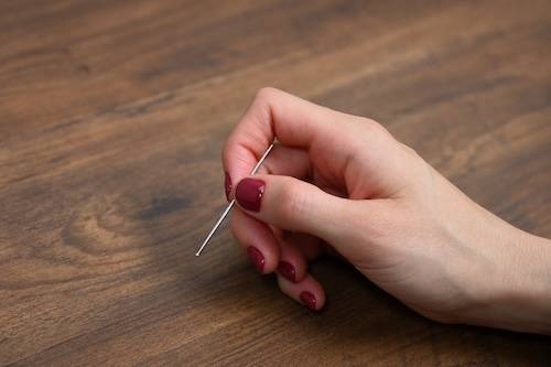 Teishin used in Japanese Meridian Therapy